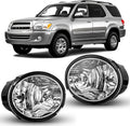 Nilight Fog Lights Assembly for 2001-2007 Toyota Sequoia & 2000-2006