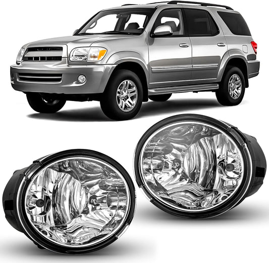 Nilight Fog Lights Assembly for 2001-2007 Toyota Sequoia & Tundra