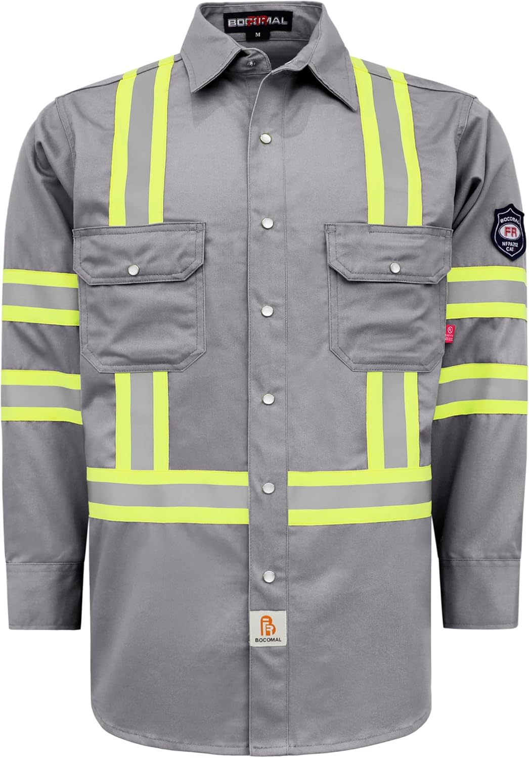 High Visibility Flame Resistant Shirt for Industrial Safety