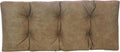 Klear Vu Gripper Omega Non-Slip Tufted Bench Cushion - 33 in Brown