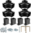 Eapele Pergola Kit 4x4 3-Way Corner Bracket - Heavy Duty Post Anchors