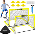 Kids Soccer Goal for Backyard - Portable Training Set for Ages 3-16