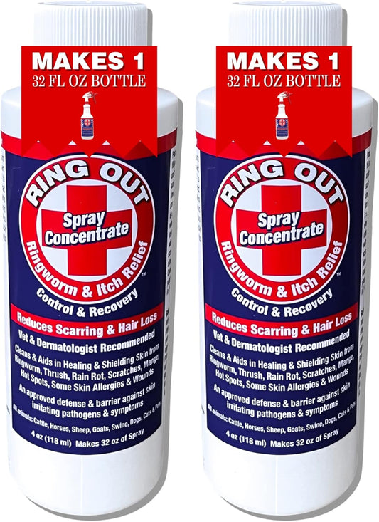 Ring Out Spray for Skin Irritants on Pets and Livestock 4 oz