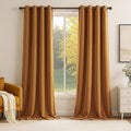 Velvet Blackout Curtains 84 in - Luxury Room Darkening Drapes