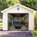 Garage Door Screen 1 Car 10x7ft Retractable Screen - Bug-Free Access