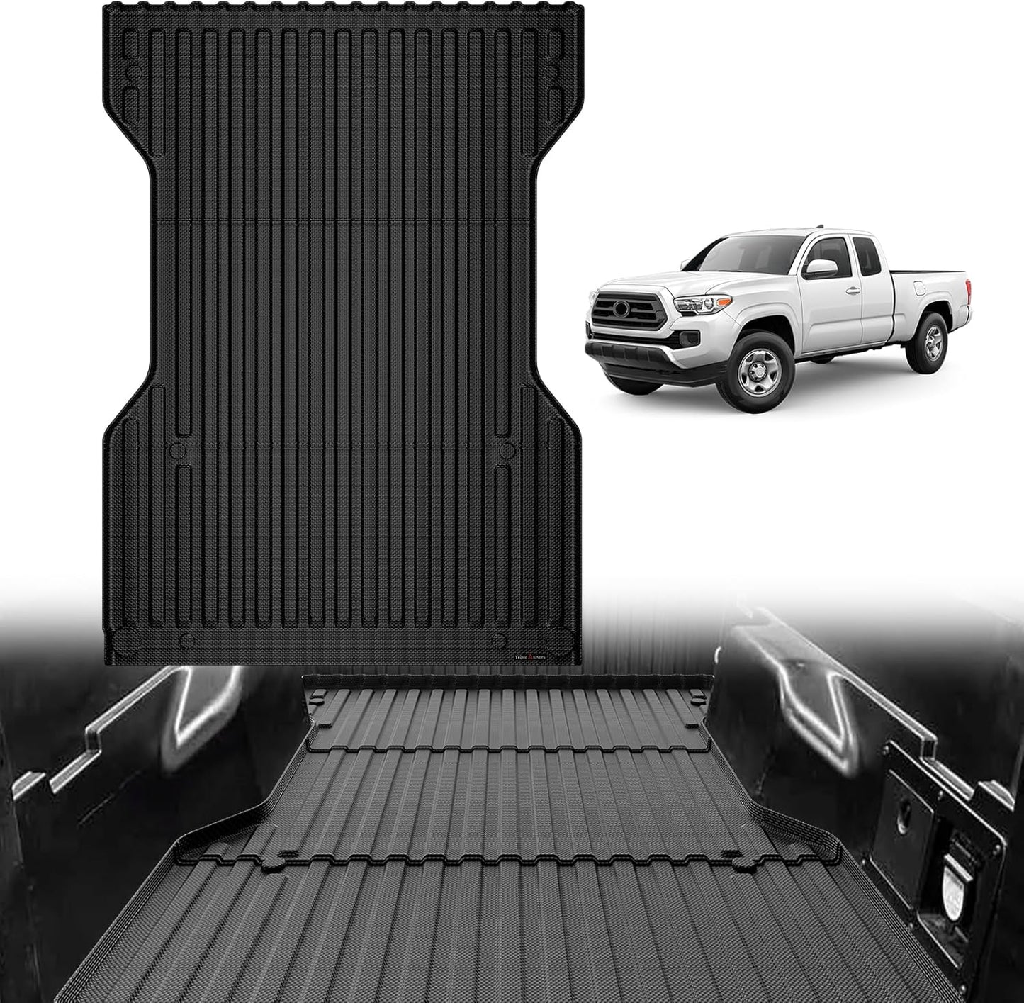 TripleAliners Truck Bed Mat for 2005-2023 Toyota Tacoma 6FT
