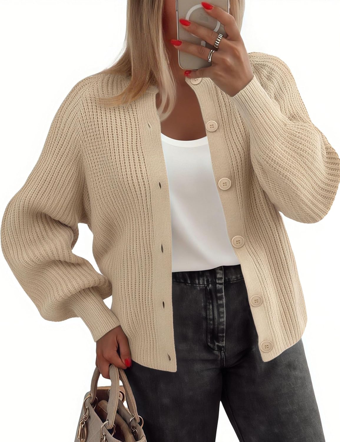 Zeagoo 2025 Cardigan Sweaters for Women - Cozy Chunky Knit Style