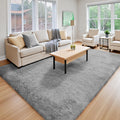YOBATH Large 8x10 Area Rug for Living Room - Soft, Fuzzy Shaggy Carpet