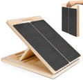 Portable Wooden Slant Board for Calf Stretching and Squats