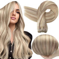 Full Shine Weft Hair Extensions 22 in Remy Straight - Natural Volume