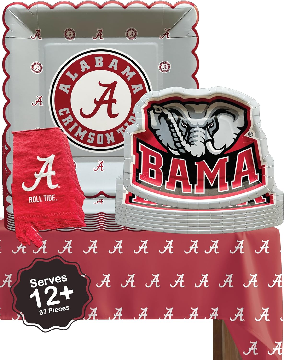 University of Alabama Party Supplies for Graduation and Tailgating