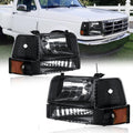 Headlights for 92-96 Ford F150 F250 F350 Bronco - Direct Replacement