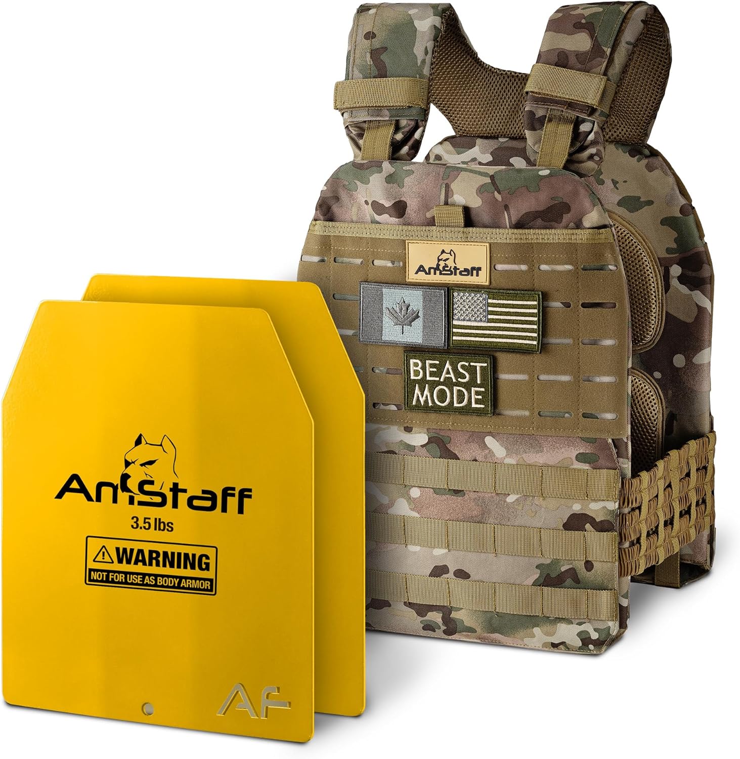 Amstaff Tactical Weighted Vest for Fitness Workouts