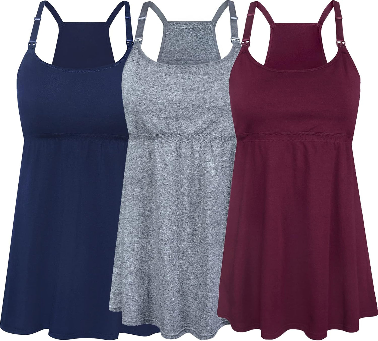 SUIEK Maternity Nursing Tank Tops for Comfortable Breastfeeding