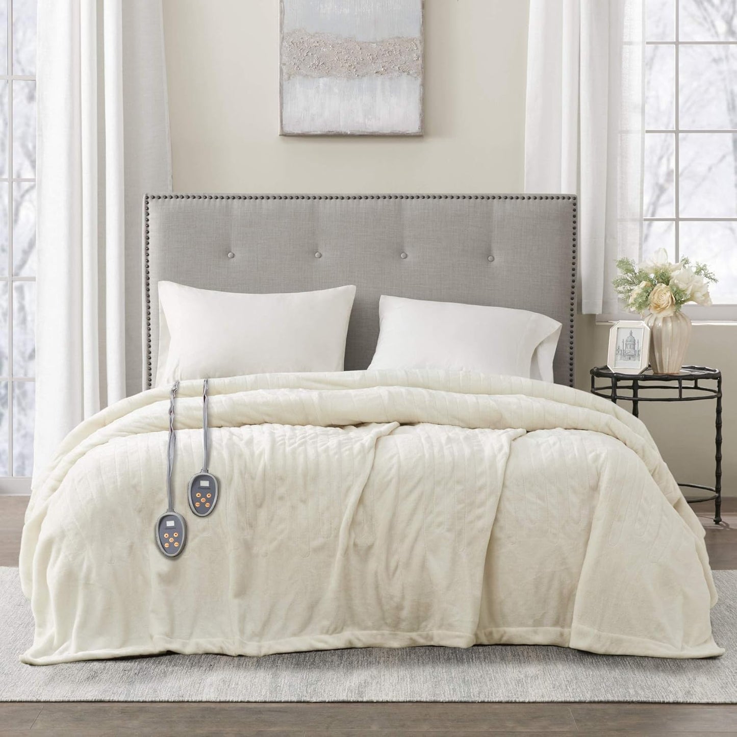 Beautyrest Heated Electric Blanket for Cozy Cold Weather Comfort
