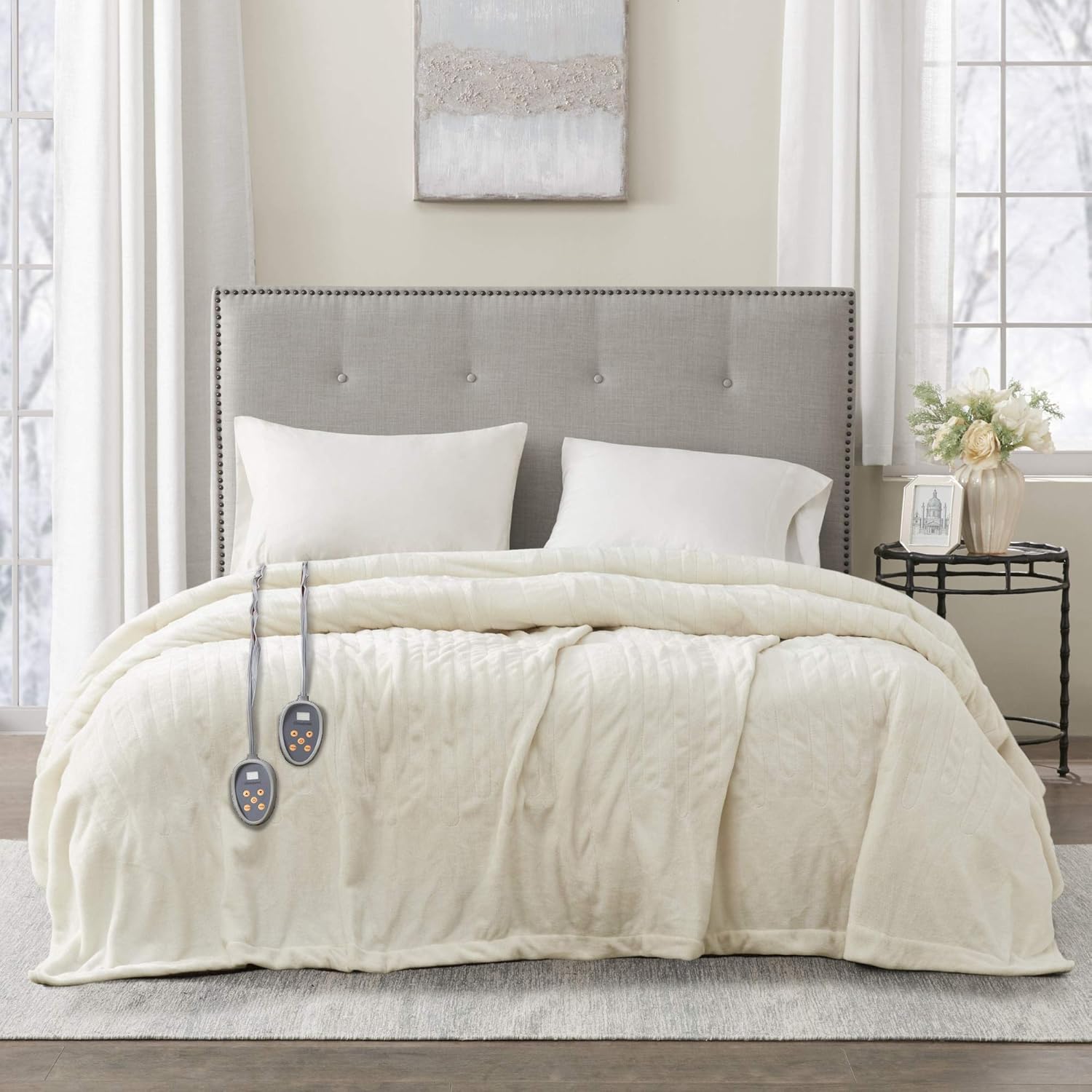 Beautyrest Heated Electric Blanket for Cozy Cold Weather Comfort