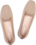 Women's Loafer Flats Square Toe Penny Slip-On - Comfortable Office