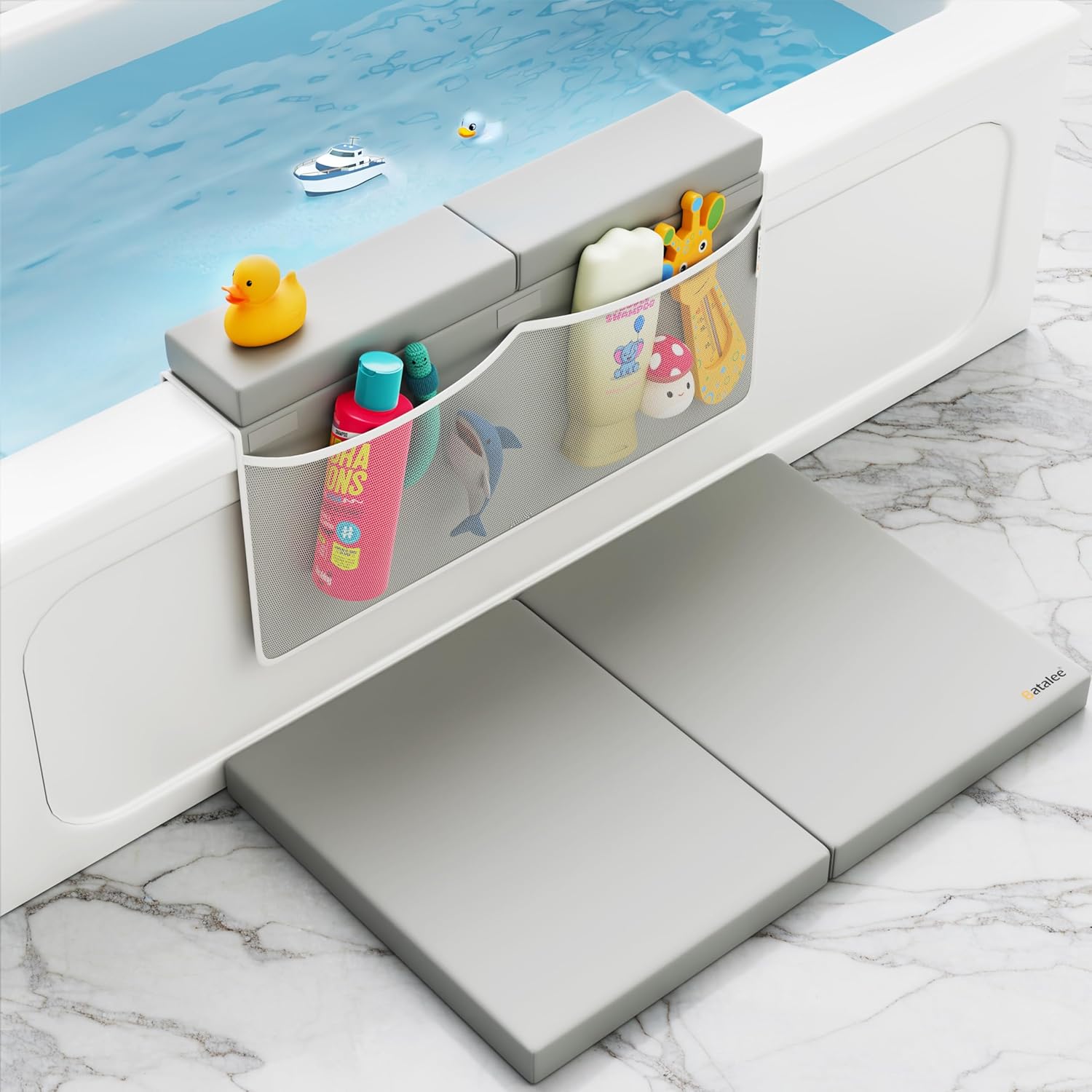 Comfortable Bath Kneeler and Elbow Rest Pad Set for Babies