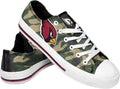 FOCO Women's NFL Camo Low Top Canvas Sneakers - Team Style
