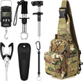 Hungdao 7 Pcs Fishing Tool Kit Backpack - Compact All-in-One Kit