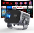 Smart Projector with Wifi and Bluetooth - Portable 4K Home Cinema