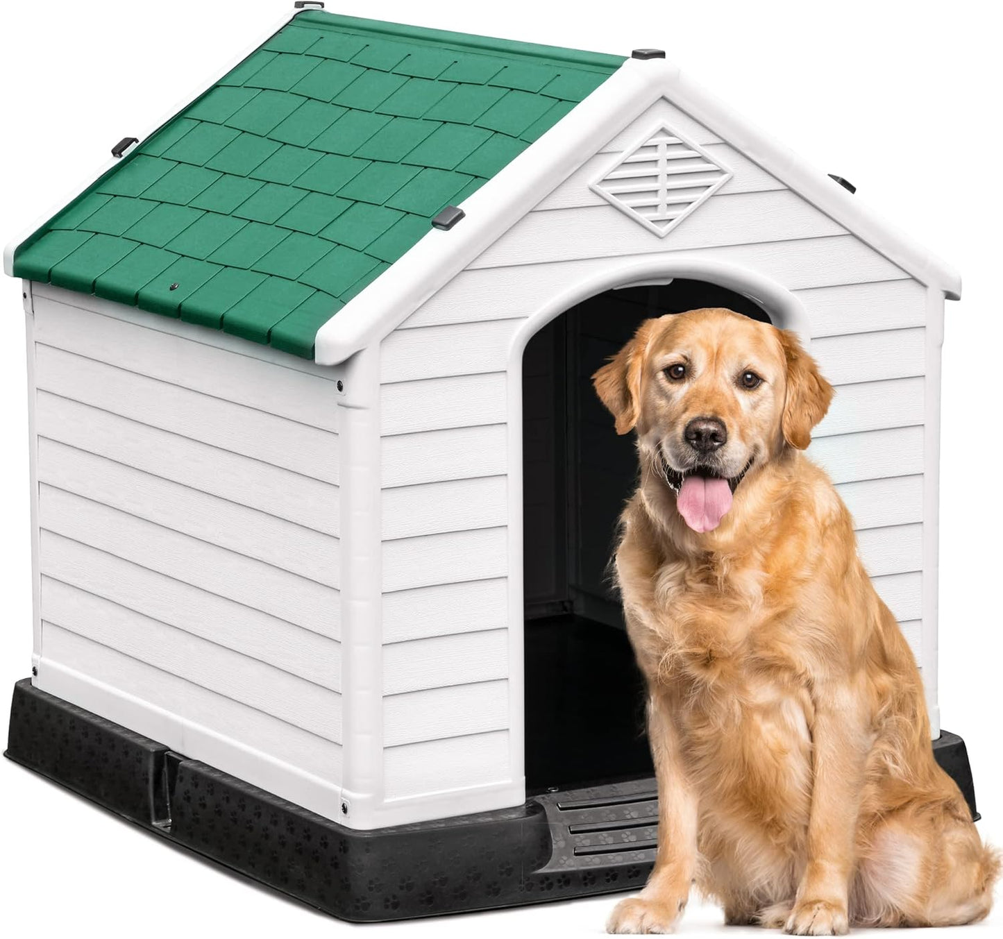 YITAHOME 41ft' Large Plastic Dog House for Indoor and Outdoor Use