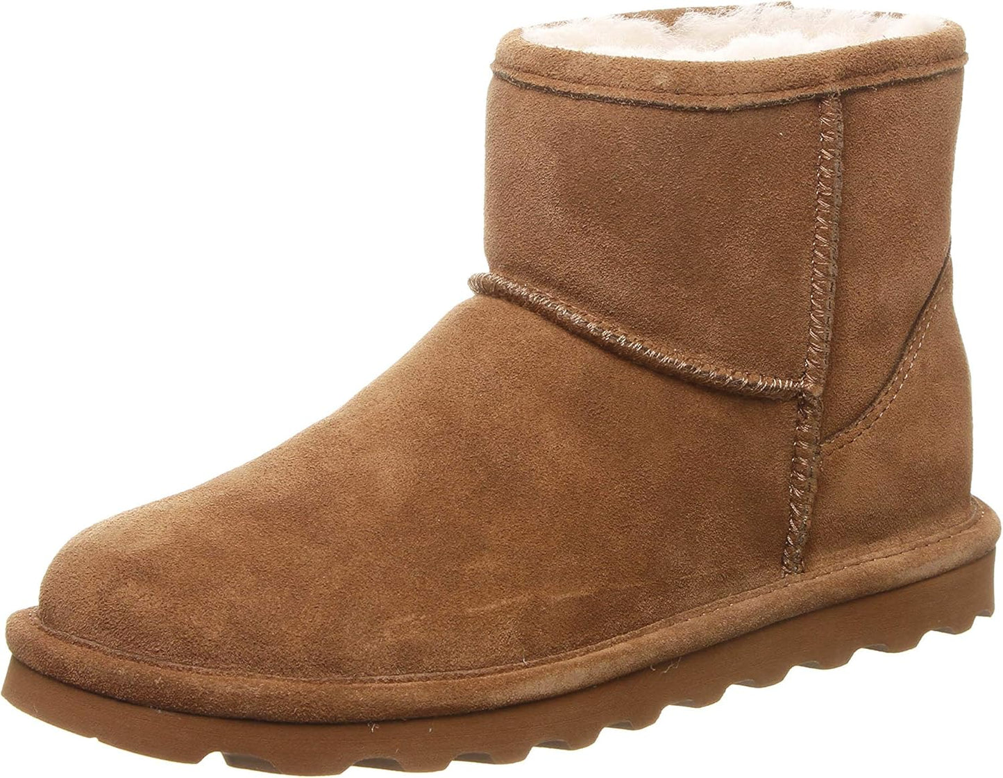 BEARPAW Women's Alyssa Ankle Boot - Comfortable Winter Slip On