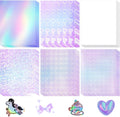 Holographic Sticker Paper 120 Sheets 8.5x11 in - Printable Vinyl Pack