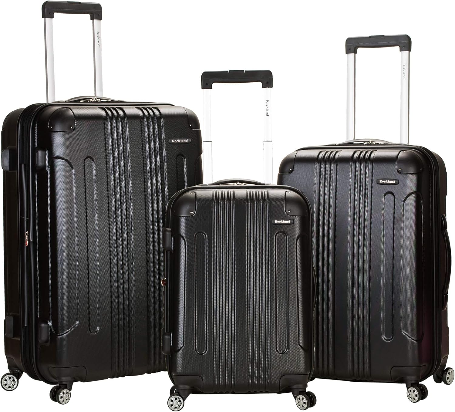 Rockland London Hardside Expandable Luggage with Spinner Wheels