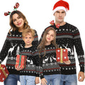 Matching Family Ugly Christmas Reindeer Sweater for All