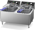 Commercial Deep Fryer 12L x2 Dual Tank Electric Fryer - High Output