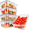 30oz Glass Meal Prep Container Set - 10-Piece Stackable Airtight
