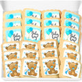 Baby Shower Cookies Baby Boy 24 Pack - Individually Wrapped Favor