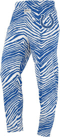 Zubaz NFL Z88 Team Logo Pants for Men and Women - Colts Zebra