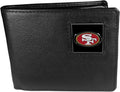 Siskiyou NFL Leather Bi-fold Wallet - Durable Everyday Wallet