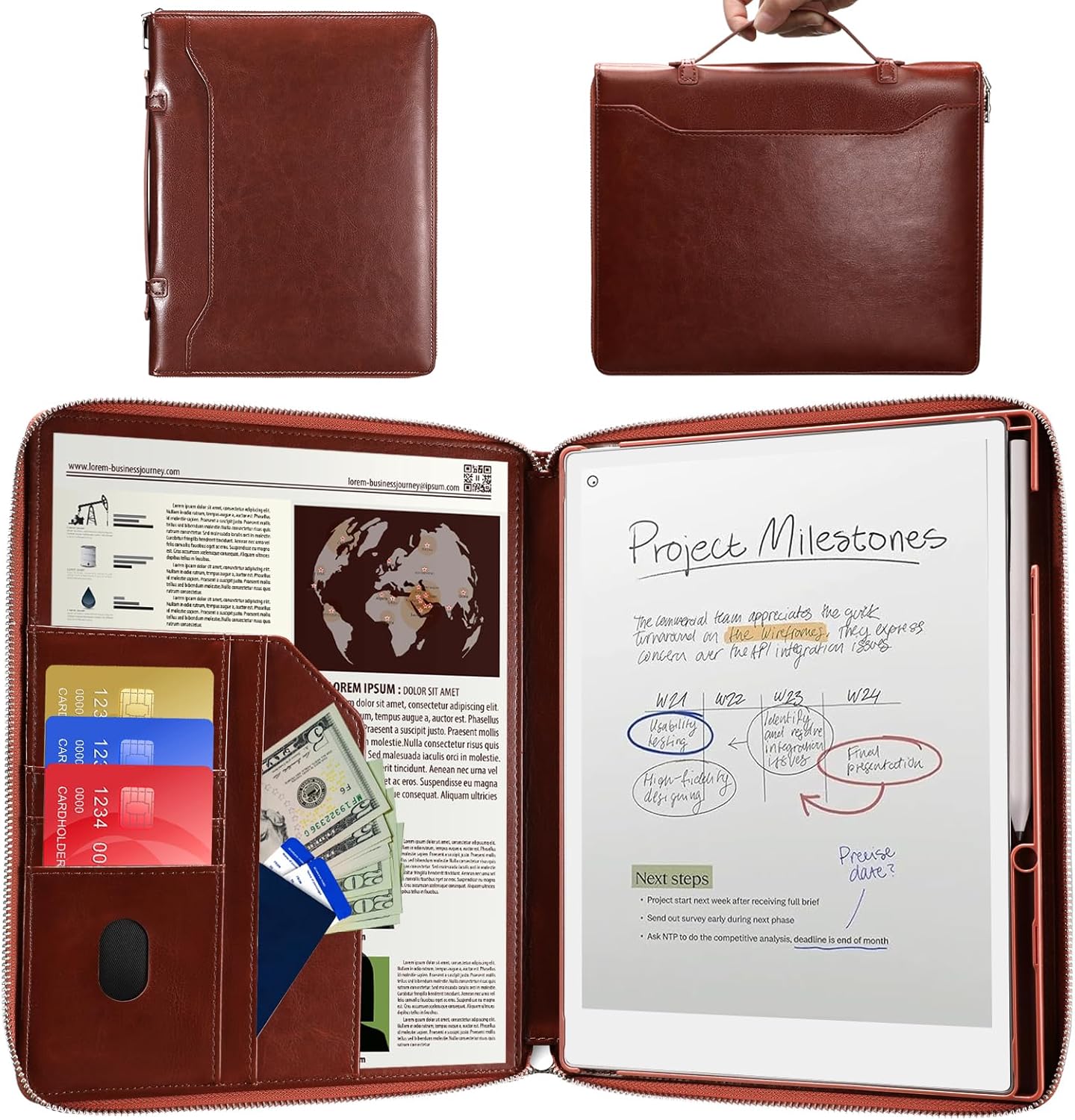 Remarkable Paper Pro Case with Zipper & Pen Holder for 11.8 in