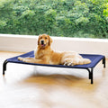 Elevated Dog Bed for Extra Large Dogs 48.8 in Blue - Cooling Raised