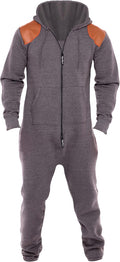 Skylinewears Mens Jumpsuit Non Footed Pajama Unisex One Piece Playsuit