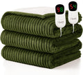 Heated Blanket Queen Size 84x90 in - Dual Control Sherpa