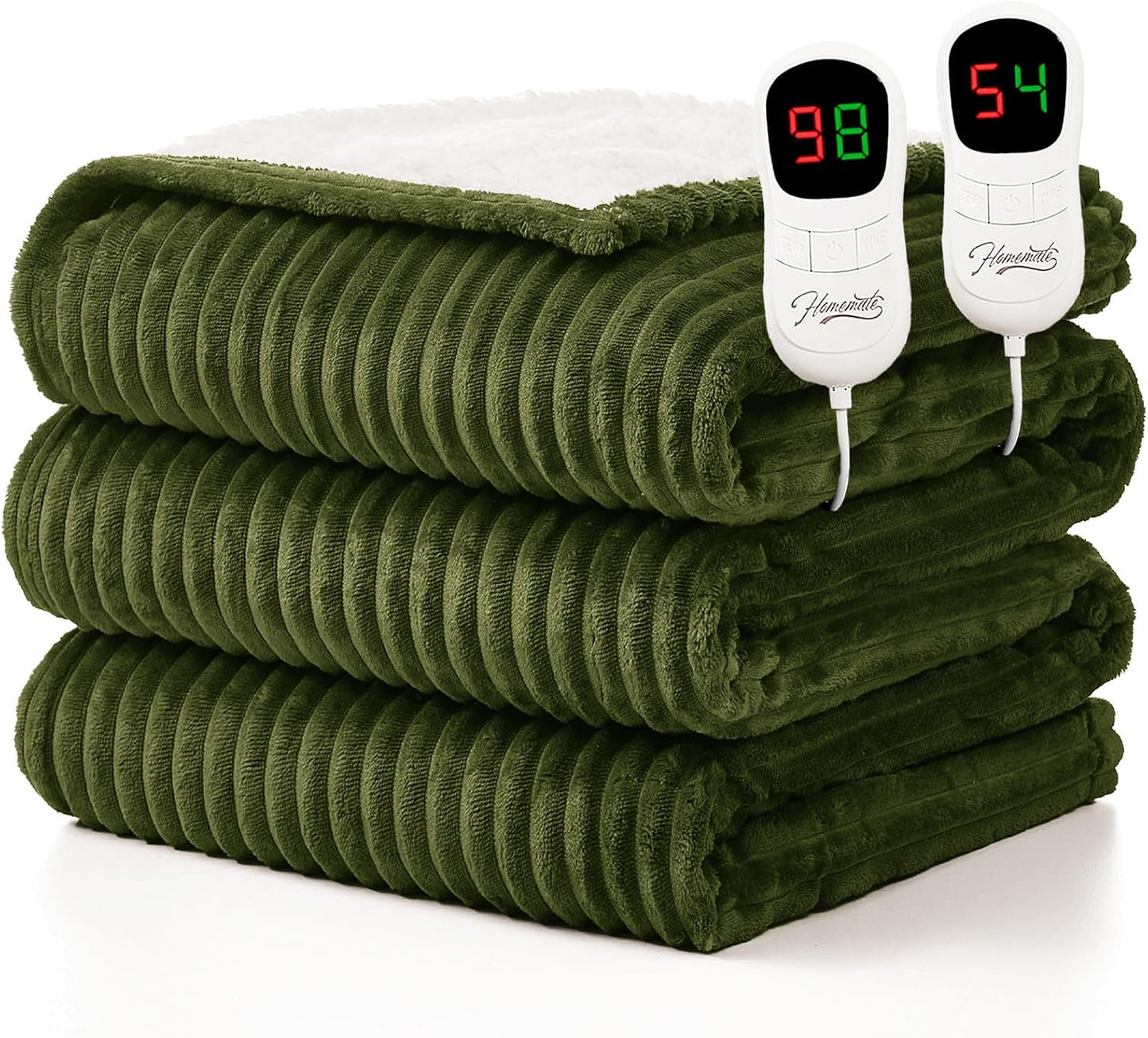 Homemate Electric Heated Blanket Queen Size for Ultimate Comfort