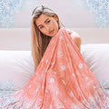 Cooling Throw Blanket with Double Sided Cold Effect - Lightweight