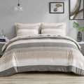 Madison Park Essentials Queen Comforter Set - Modern Casual Stripes