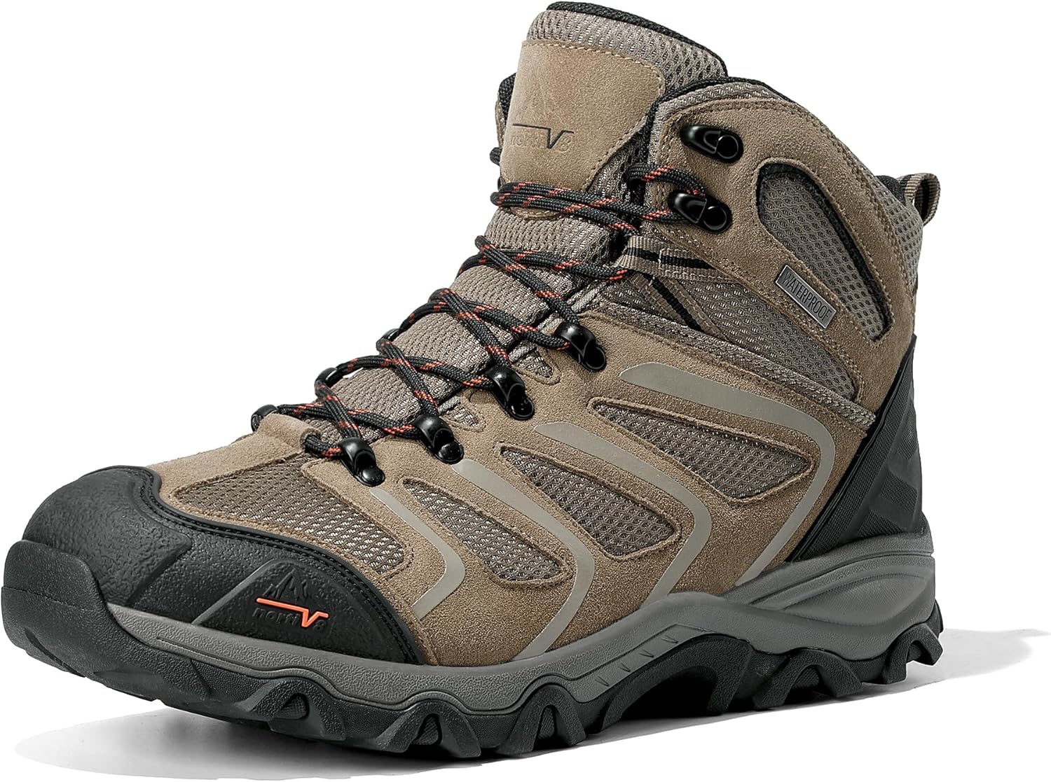 NORTIV 8 Men's Waterproof Hiking Boots for Outdoor Adventures