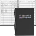 Accounting Ledger Book A5 Check Register - Portable Financial Log