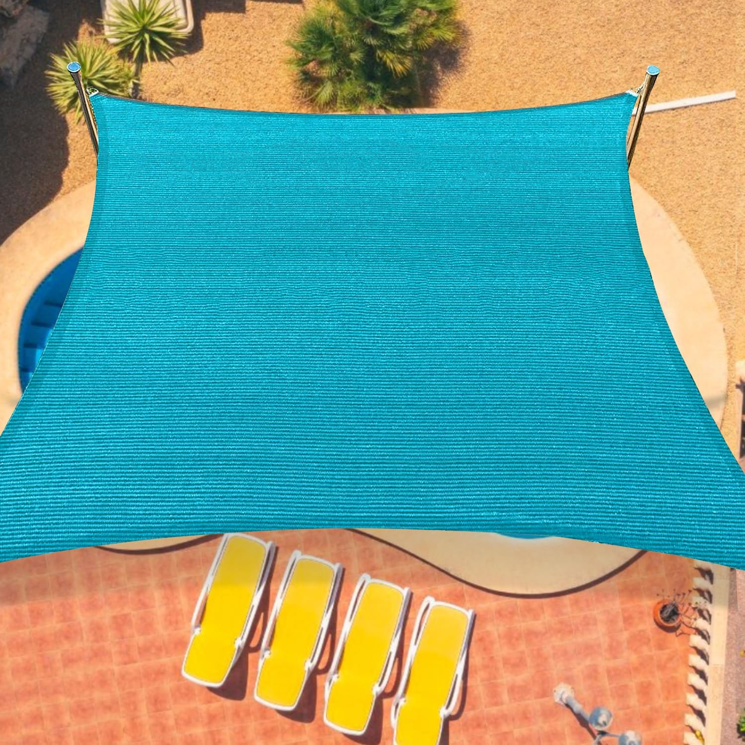 12ftx16ft Sun Shade Sail for Outdoor Protection and Style