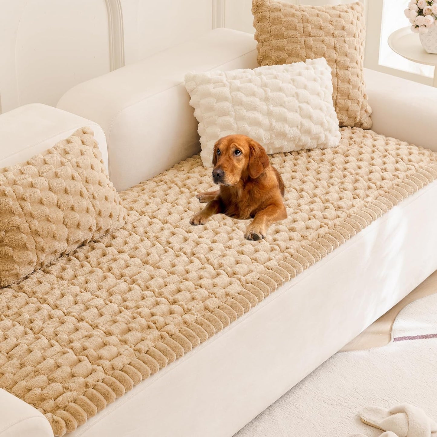 Mivnue Pet Couch Cover - Washable Dog Sofa Protector for Comfort