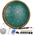 13-Inch Steel Tongue Drum with 15 Notes for Calming Melodies