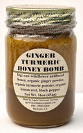 GINGER TURMERIC HONEY BOMB 16oz - A Natural Health Boost
