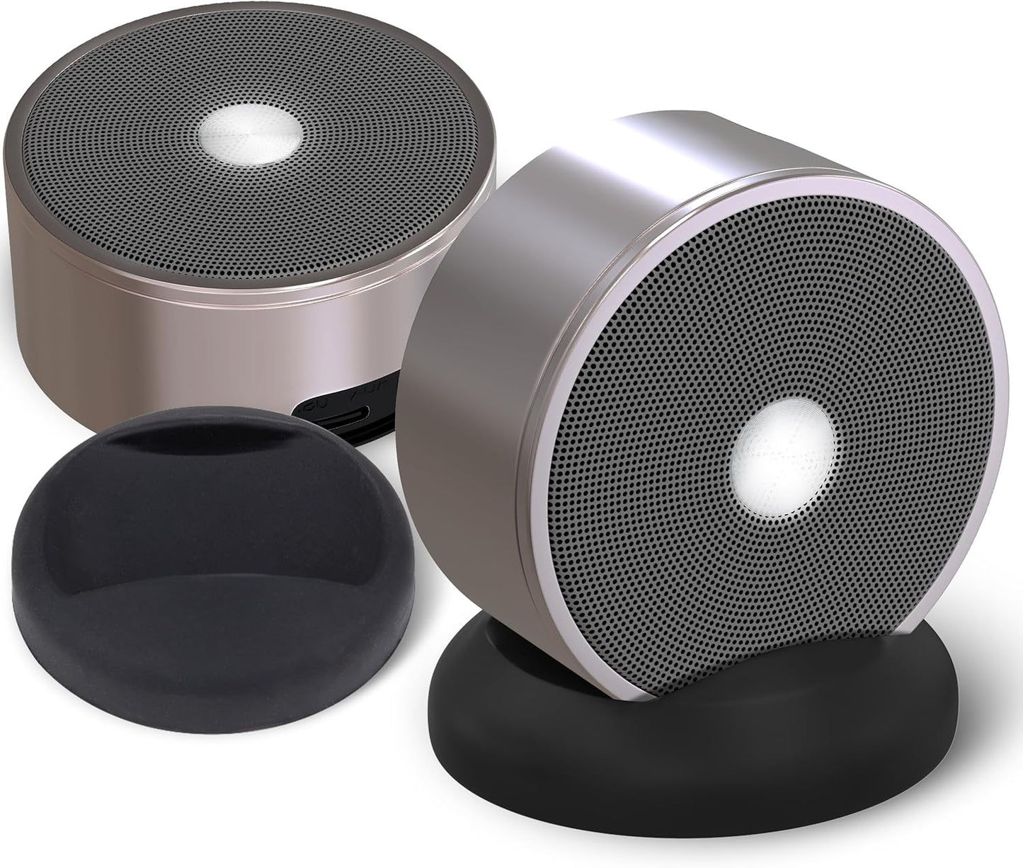 Wireless Stereo Speakers - Crystal Clear Sound for All Ages - Rose Gold