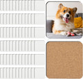 Sublimation Coasters MDF Cork Back 72 PCS - Bulk Square Blanks